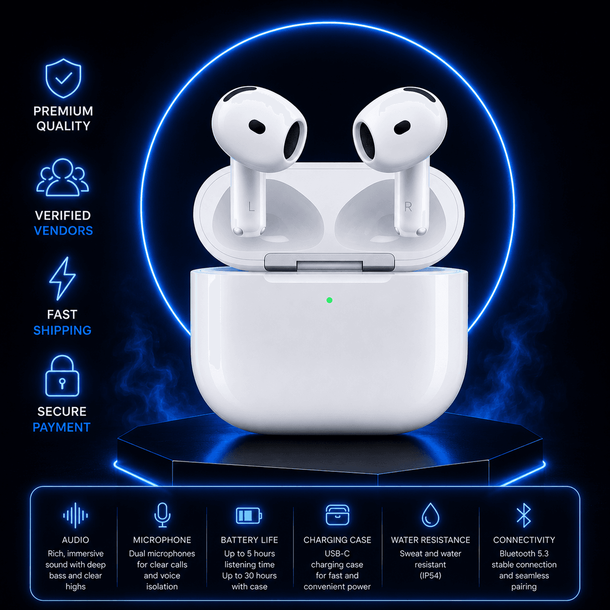 AirP0ds 4 ANC Vendor